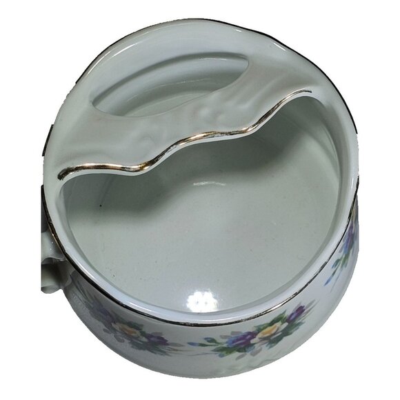 Crown Royal 3256 Vintage Mustache Cup, Floral Pattern, Gold Trim, Victorian, Mug - Picture 3 of 5